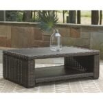 Grasson Lane Outdoor Rectangle Cocktail Table - Image 2