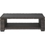 Grasson Lane Outdoor Rectangle Cocktail Table - Image 3