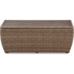 Outdoor Sandy Bloom Rectangle Cocktail Table - Image 3