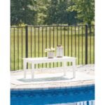 Hyland Wave Outdoor Rectangle Cocktail Table - Image 7